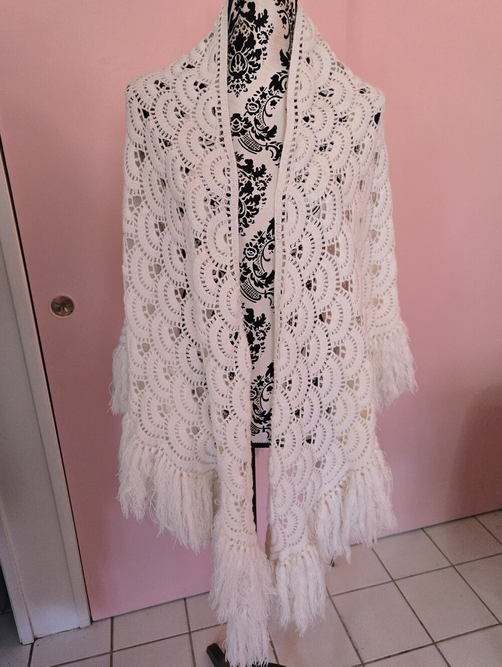 Vintage Crochet Shawl